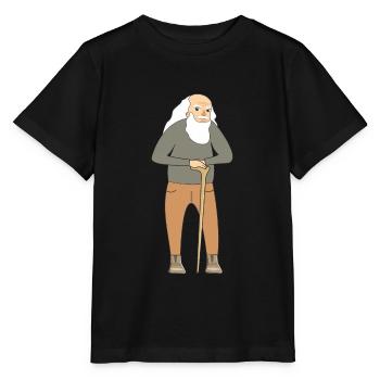 MANN ALT - Stanley/Stella Kinder T-Shirt MINI CREATOR  - Schwarz - Vorne - Mikhail (115cm)