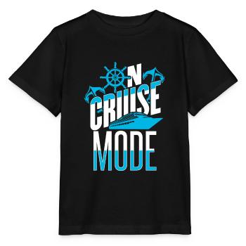 Bateau de croisière - T-shirt bio MINI CREATOR Stanley/Stella Enfant - noir - Devant - Mikhail (115cm)