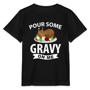 Thanksgiving - Stanley/Stella MINI CREATOR Kids’ T-Shirt - black - Front - Mikhail (115cm)