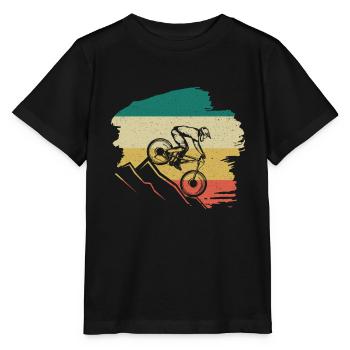 Downhill Retro - T-shirt bio MINI CREATOR Stanley/Stella Enfant - noir - Devant - Mikhail (115cm)