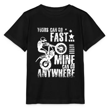 Moto trial bike - Stanley/Stella MINI CREATOR Kids’ T-Shirt - black - Front - Mikhail (115cm)