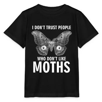 Motten Meme Spruch Motte - Stanley/Stella Kinder T-Shirt MINI CREATOR  - Schwarz - Vorne - Mikhail (115cm)