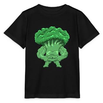 Brocoli Fitness - T-shirt bio MINI CREATOR Stanley/Stella Enfant - noir - Devant - Mikhail (115cm)