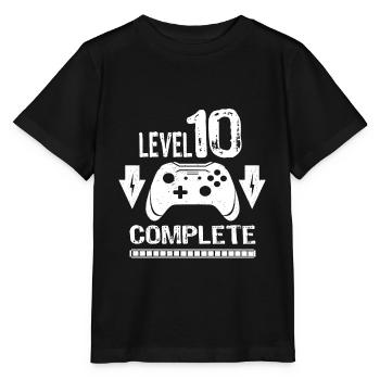 10 Birthday Young Level 10 Complete Gift Idea - Stanley/Stella MINI CREATOR Kids’ T-Shirt - black - Front - Mikhail (115cm)