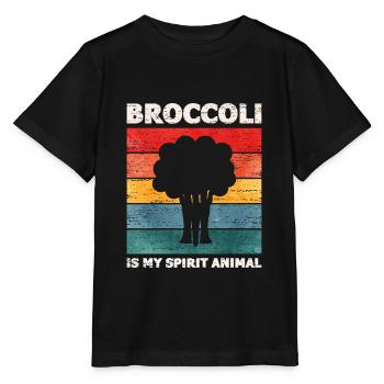 Broccoli - Stanley/Stella MINI CREATOR Kids’ T-Shirt - black - Front - Mikhail (115cm)
