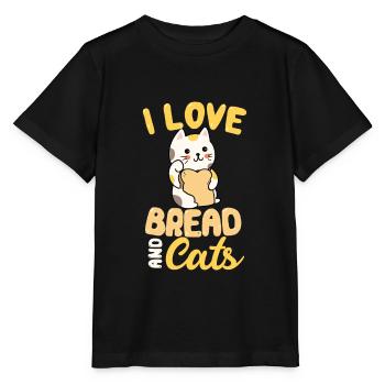 Katzen Und Brot - Stanley/Stella Kinder T-Shirt MINI CREATOR  - Schwarz - Vorne - Mikhail (115cm)