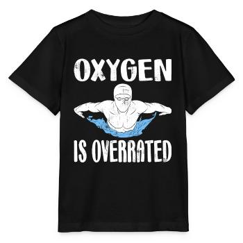 Oxygen is Overrated Natation Natation Eau - T-shirt bio MINI CREATOR Stanley/Stella Enfant - noir - Devant - Mikhail (115cm)