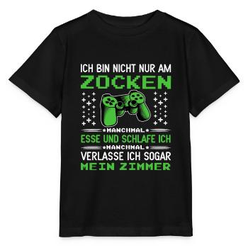 Gamer Zocken Gaming Zocker Videospiel Zocken - Stanley/Stella Kinder T-Shirt MINI CREATOR  - Schwarz - Vorne - Mikhail (115cm)