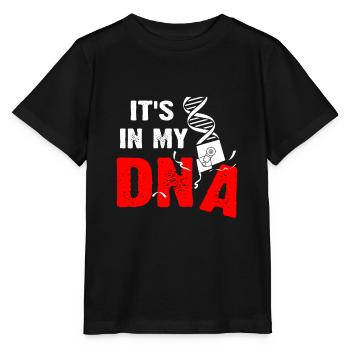 It is in my DNA CNC Milling Cutter Machinist - Stanley/Stella MINI CREATOR Kids’ T-Shirt - black - Front - Mikhail (115cm)