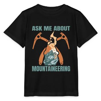 Alpinisme Randonnée Alpiniste Alpiniste - T-shirt bio MINI CREATOR Stanley/Stella Enfant - noir - Devant - Mikhail (115cm)