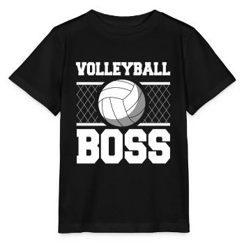 Volleyball Beach Volleyball - Stanley/Stella MINI CREATOR Kids’ T-Shirt - black - Front - Mikhail (115cm)