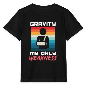 Broken Hand Broken Arm Broken Bones Funny Broken - Stanley/Stella MINI CREATOR Kids’ T-Shirt - black - Front - Mikhail (115cm)