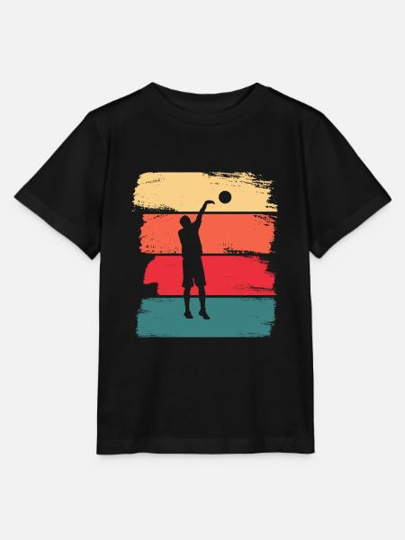 Basketteur Basketteur Joueur de Basket-ball Joueur de basket-ball - T-shirt bio MINI CREATOR Stanley/Stella Enfant - noir