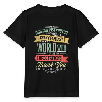 Driving instructor - Stanley/Stella MINI CREATOR Kids’ T-Shirt - black - Front - Mikhail (115cm)