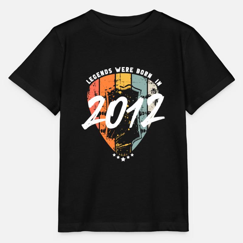 2012 Anniversaire Guitariste Guitariste - T-shirt bio MINI CREATOR Stanley/Stella Enfant - noir