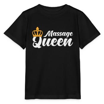 Massage Masseurin Geschenk - Stanley/Stella Kinder T-Shirt MINI CREATOR  - Schwarz - Vorne - Mikhail (115cm)