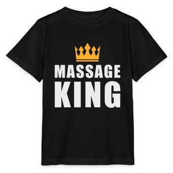 Massage Masseur Geschenk - Stanley/Stella Kinder T-Shirt MINI CREATOR  - Schwarz - Vorne - Mikhail (115cm)