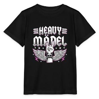 Heavy Girl Rocker Bride Heavy Metal Rocker Women - Stanley/Stella MINI CREATOR Kids’ T-Shirt - black - Front - Mikhail (115cm)