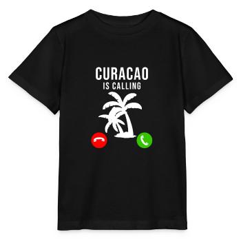 Curacao - Stanley/Stella Kinder T-Shirt MINI CREATOR  - Schwarz - Vorne - Mikhail (115cm)