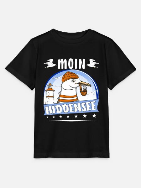 MÖWE MOIN HIDDENSEE - Stanley/Stella Kinder T-Shirt MINI CREATOR - Schwarz