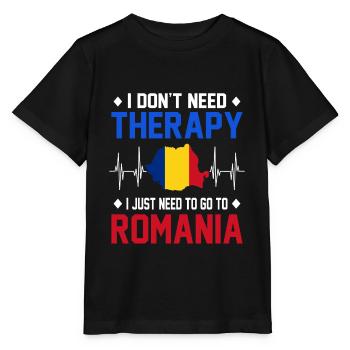Roumanie - T-shirt bio MINI CREATOR Stanley/Stella Enfant - noir - Devant - Mikhail (115cm)