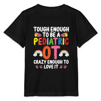 Occupational Therapist Occupational Assistant - Stanley/Stella MINI CREATOR Kids’ T-Shirt - black - Front - Mikhail (115cm)