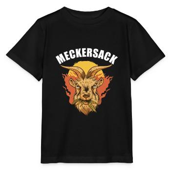 Mosern sich über alles Aufregen Meckern Meckersack - Stanley/Stella Kinder T-Shirt MINI CREATOR  - Schwarz - Vorne - Mikhail (115cm)