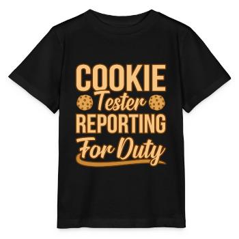 Biscuits - T-shirt bio MINI CREATOR Stanley/Stella Enfant - noir - Devant - Mikhail (115cm)