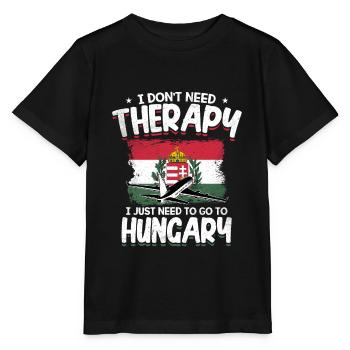 Hungary - Stanley/Stella MINI CREATOR Kids’ T-Shirt - black - Front - Mikhail (115cm)