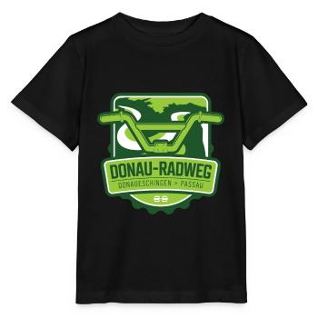 Donau-Radweg - Donaueschingen - Passau - Stanley/Stella Kinder T-Shirt MINI CREATOR  - Schwarz - Vorne - Mikhail (115cm)
