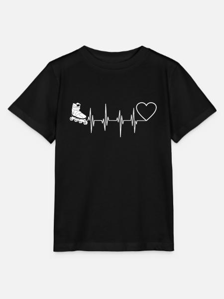 Roller - T-shirt bio MINI CREATOR Stanley/Stella Enfant - noir