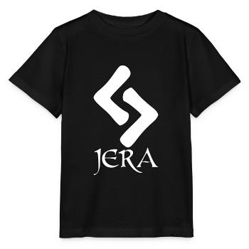 Rune Jera Pouvoirs magiques de rune protectrice - T-shirt bio MINI CREATOR Stanley/Stella Enfant - noir - Devant - Mikhail (115cm)