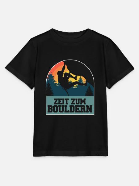 Bouldern - Stanley/Stella Kinder T-Shirt MINI CREATOR - Schwarz
