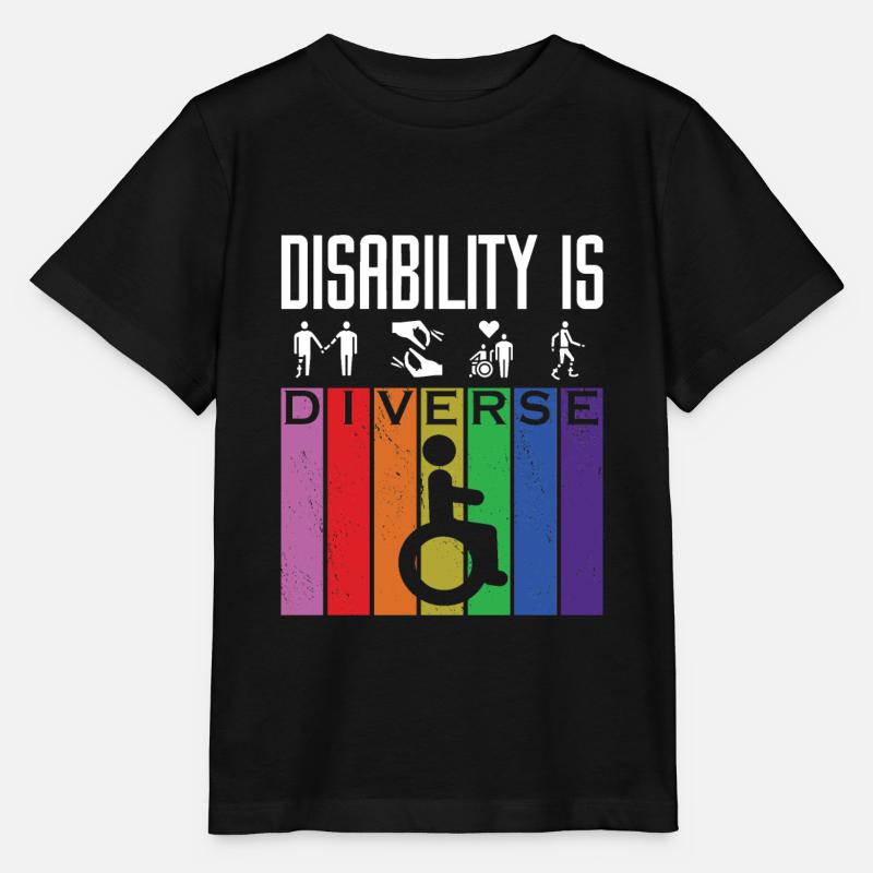 DISABILITY IS DIVERSE - Stanley/Stella Kinder T-Shirt MINI CREATOR  - Schwarz