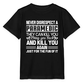 Paramedic Just For Paramedic - Stanley/Stella MINI CREATOR Kids’ T-Shirt - black - Front - Mikhail (115cm)