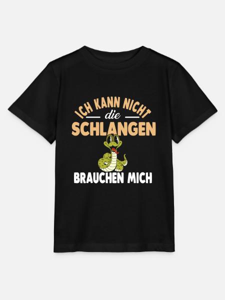 Schlange Hausschlange Schlangen - Stanley/Stella Kinder T-Shirt MINI CREATOR  - Schwarz