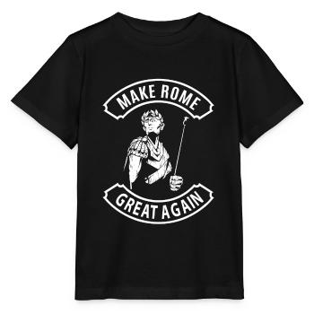 Jules César Rome Italie Empire romain - T-shirt bio MINI CREATOR Stanley/Stella Enfant - noir - Devant - Mikhail (115cm)