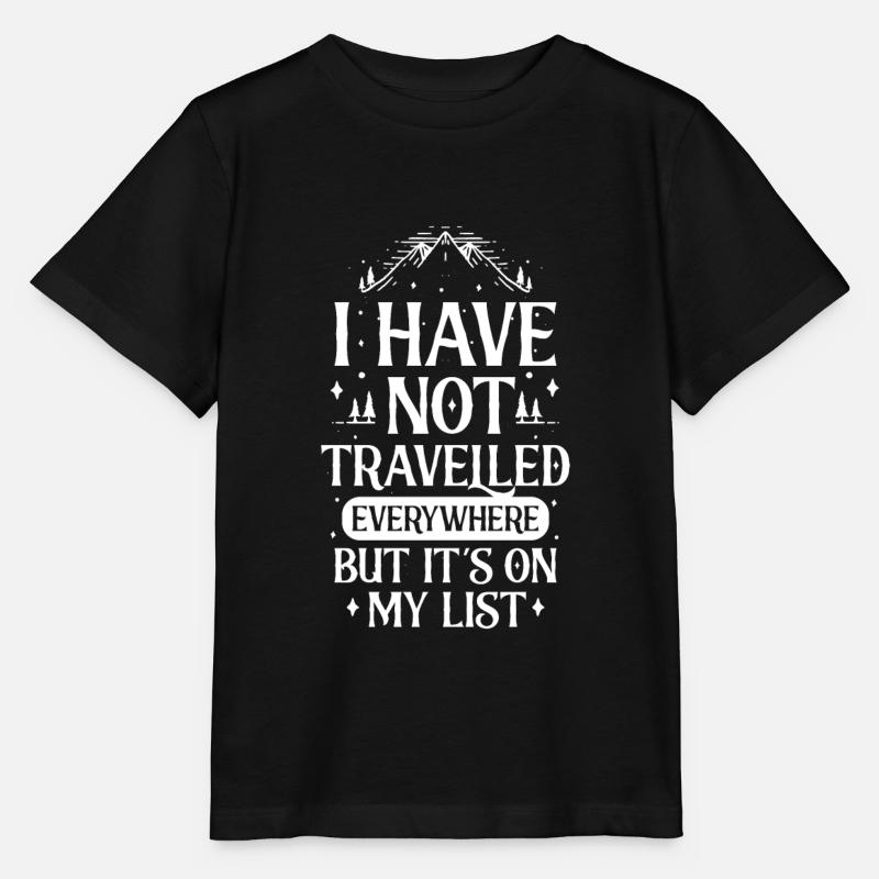 Weltreise - Stanley/Stella Kinder T-Shirt MINI CREATOR  - Schwarz