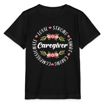 Cadeau de soignant. - T-shirt bio MINI CREATOR Stanley/Stella Enfant - noir - Devant - Mikhail (115cm)