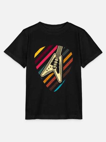 Gitarre - Stanley/Stella Kinder T-Shirt MINI CREATOR - Schwarz