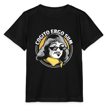 Philosophie Descartes Philosophie Student - Stanley/Stella Kinder T-Shirt MINI CREATOR  - Schwarz - Vorne - Mikhail (115cm)