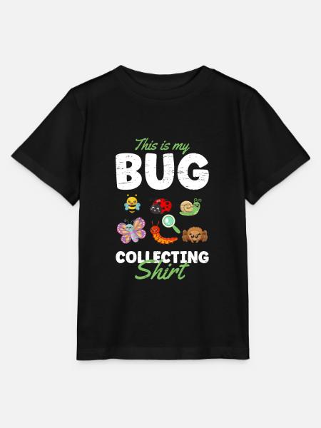 Bug Collecting Dies ist mein Bug Collecting - Stanley/Stella Kinder T-Shirt MINI CREATOR  - Schwarz
