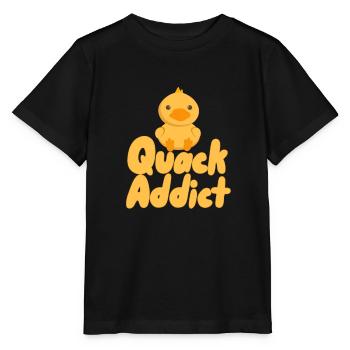 Quack Addict - Stanley/Stella MINI CREATOR Kids’ T-Shirt - black - Front - Mikhail (115cm)