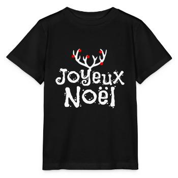 Joyeux Noel - Stanley/Stella Kinder T-Shirt MINI CREATOR  - Schwarz - Vorne - Mikhail (115cm)