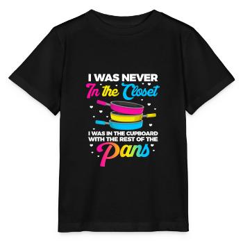 I Was Never In The Closet - Stanley/Stella MINI CREATOR Kids’ T-Shirt - black - Front - Mikhail (115cm)