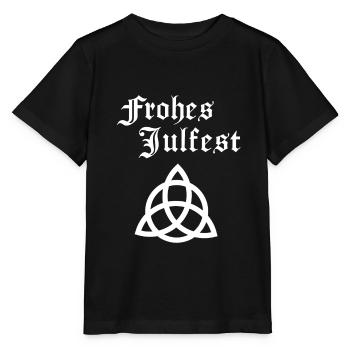 Germanen Heide Heiden Frohes Julfest Wikinger - Stanley/Stella Kinder T-Shirt MINI CREATOR  - Schwarz - Vorne - Mikhail (115cm)