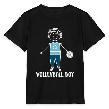 Volleyball Beach Volleyball - Stanley/Stella MINI CREATOR Kids’ T-Shirt - black - Front - Mikhail (115cm)