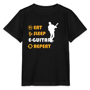 E-Guitar Graphic Shirt - Stanley/Stella MINI CREATOR Kids’ T-Shirt - black - Front - Mikhail (115cm)