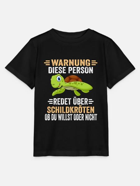 Schildkröte Schildkröten Süßer - Stanley/Stella Kinder T-Shirt MINI CREATOR - Schwarz