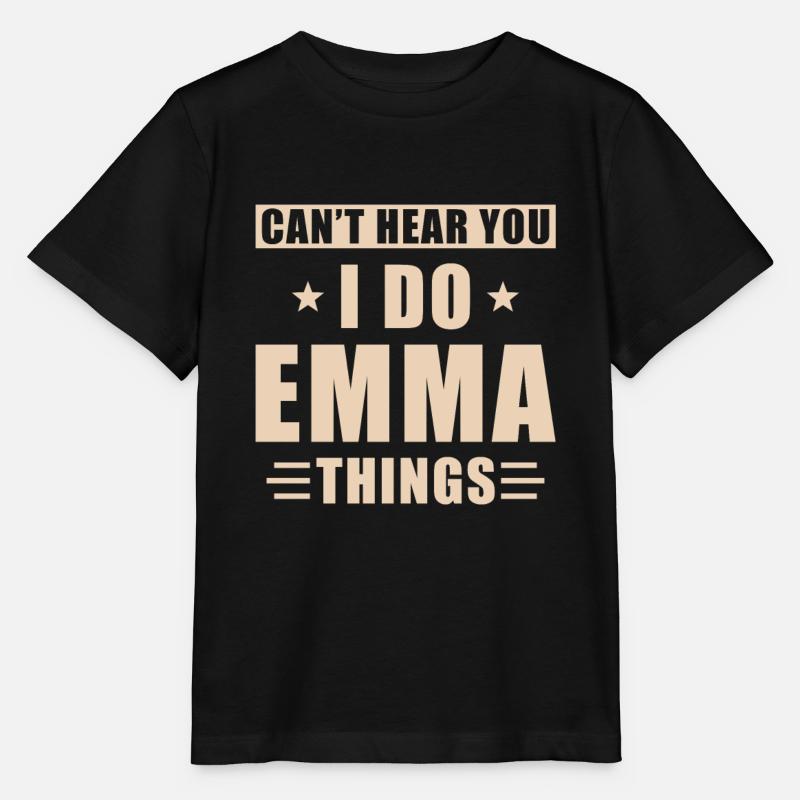 Emma things - Stanley/Stella Kinder T-Shirt MINI CREATOR - Schwarz